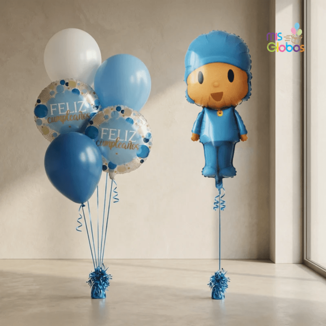 Pack Cumpleaños Animado Pocoyo - Mis Globos