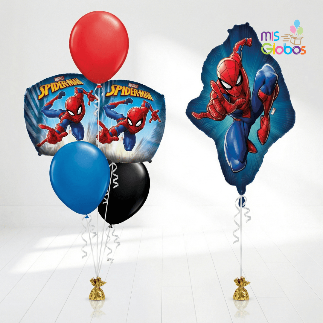 Pack Cumpleaños Animado Spiderman - Mis Globos