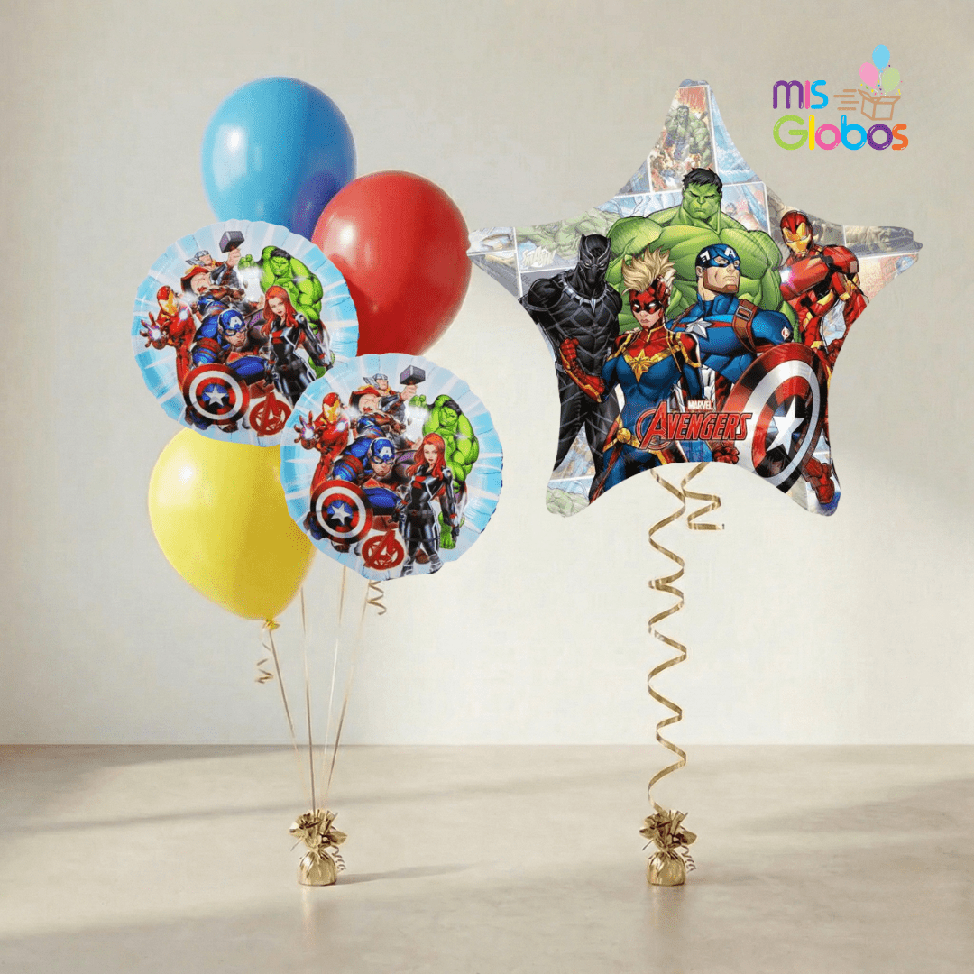 Pack Cumpleaños Estrella Vengadores