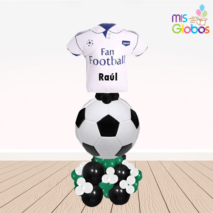 Ramo Arrebol Fútbol Camiseta blanca y azul