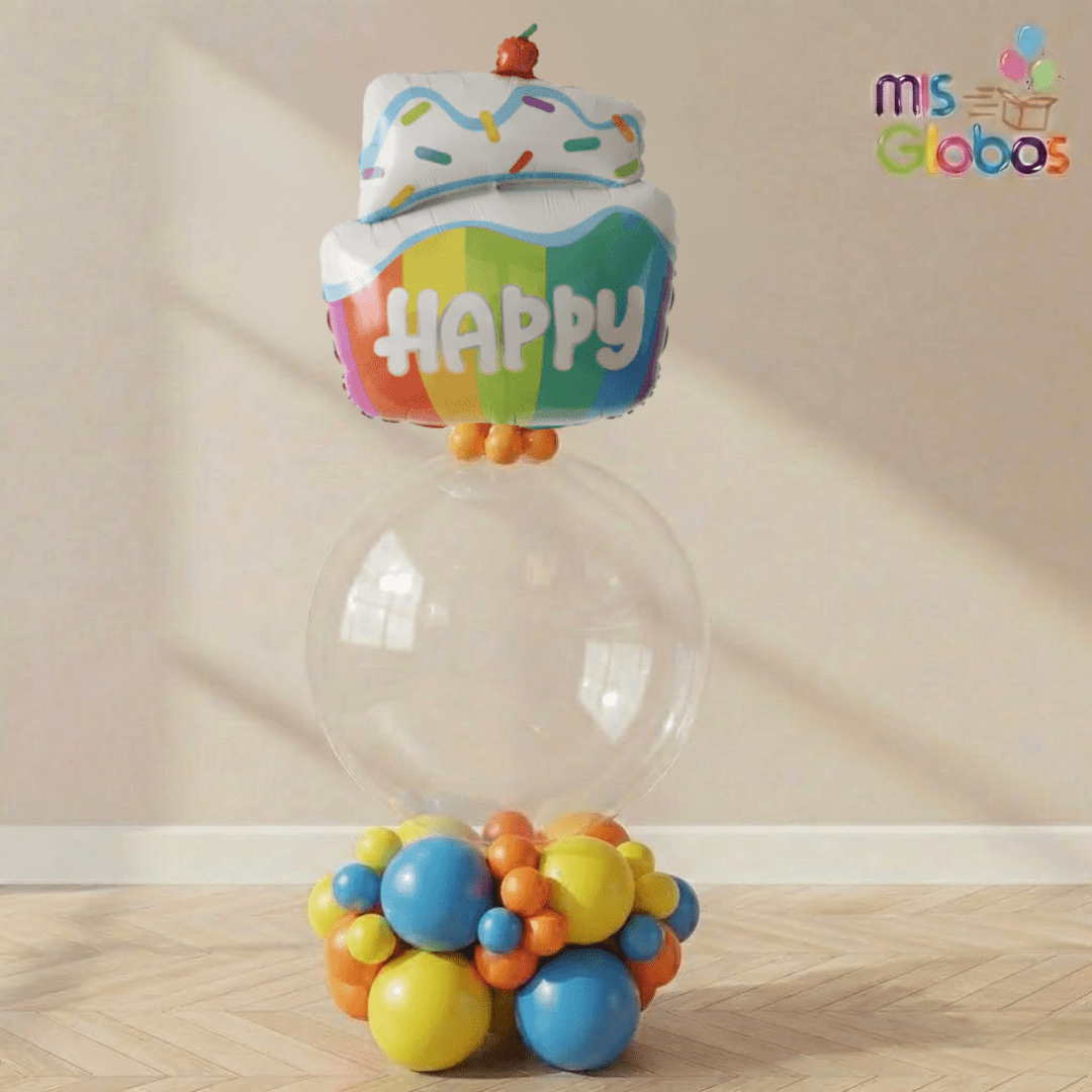 Ramo Arrebol Happy Birthday - Mis Globos