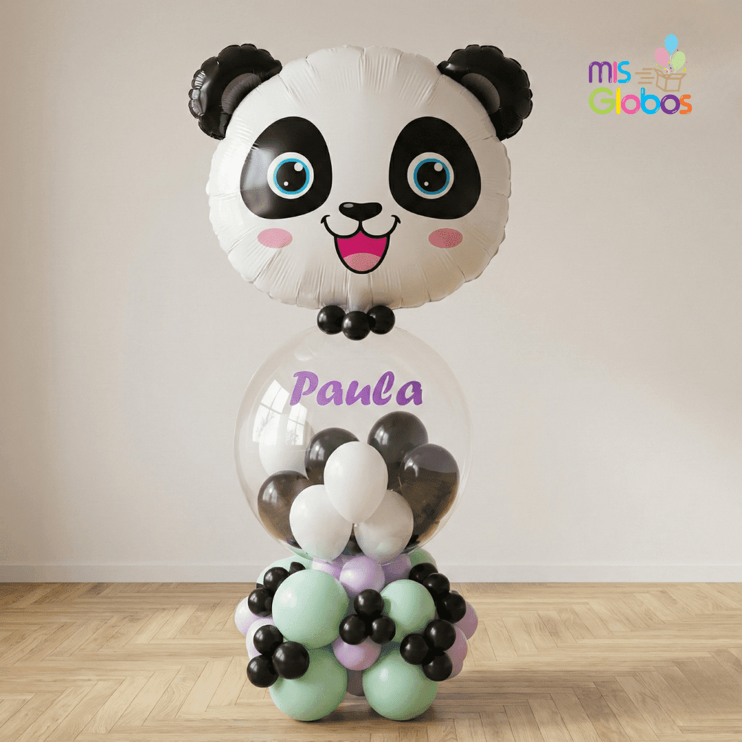 Ramo Arrebol Panda - Mis Globos