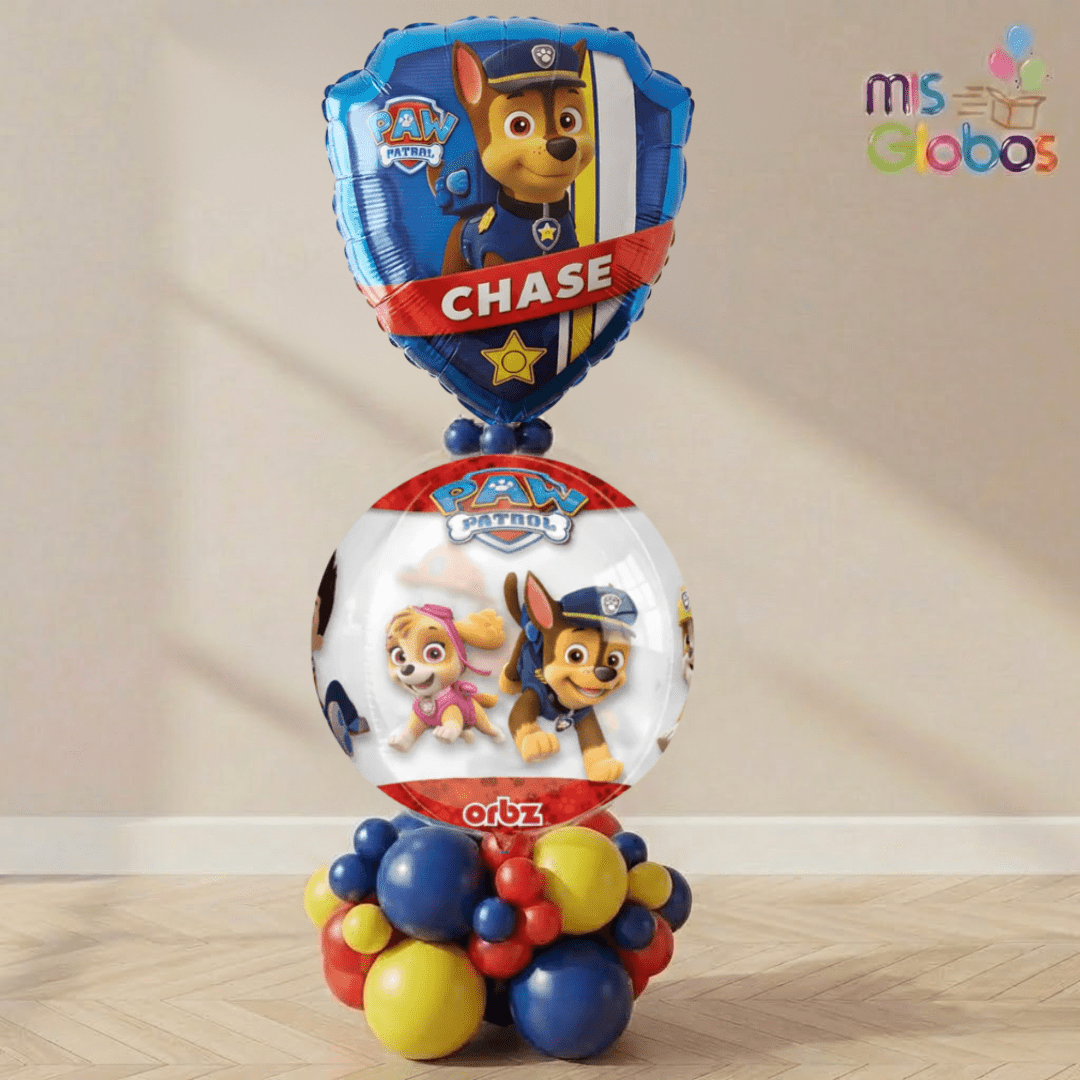 Ramo Arrebol Patrulla Canina - Mis Globos