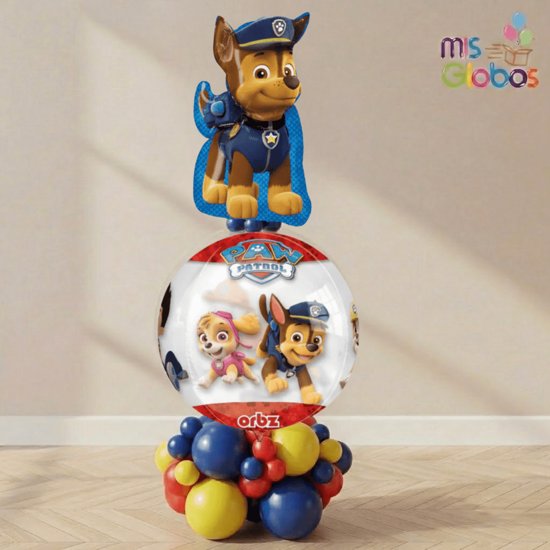 Ramo Arrebol Patrulla Canina - Mis Globos