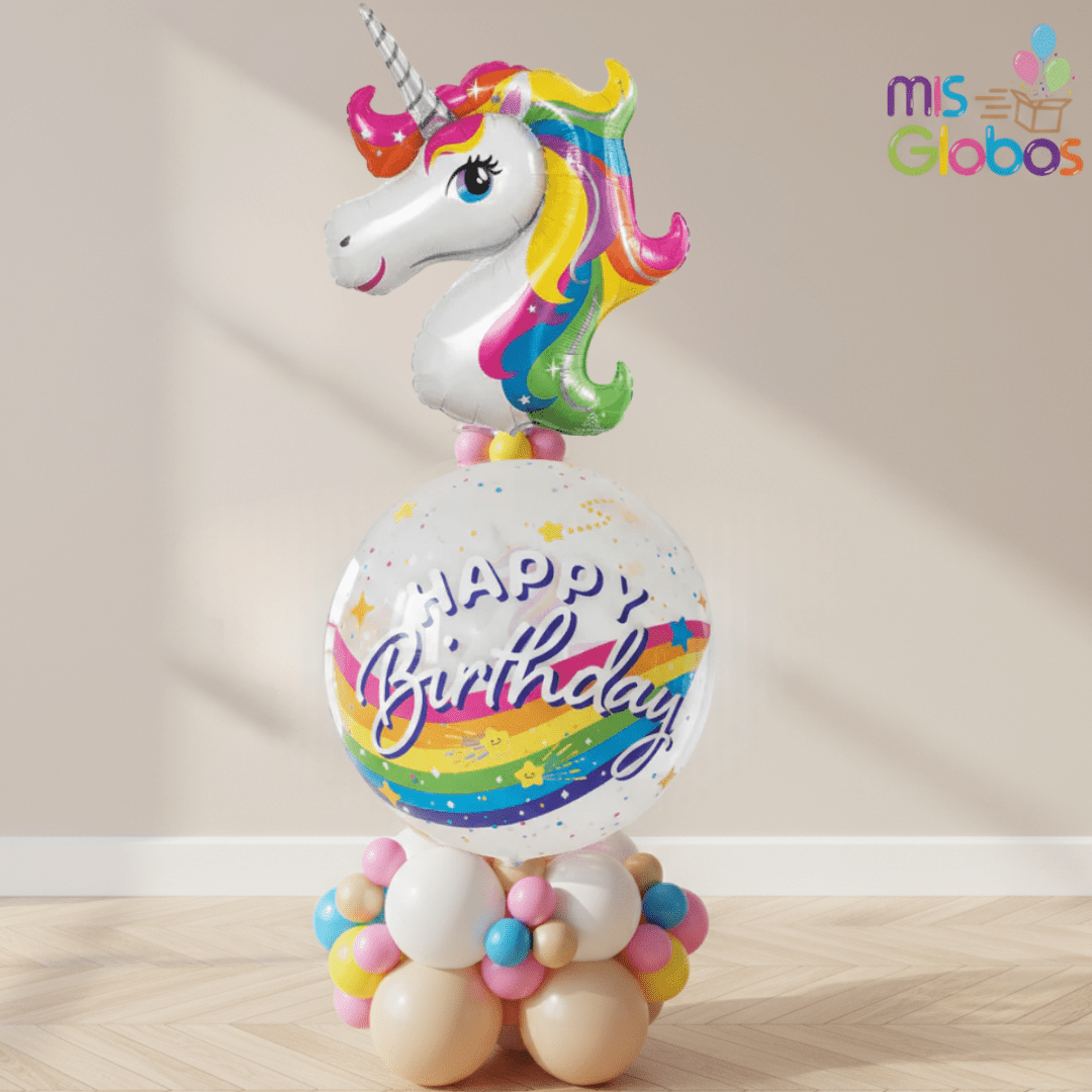 Ramo Arrebol Unicornio - Mis Globos