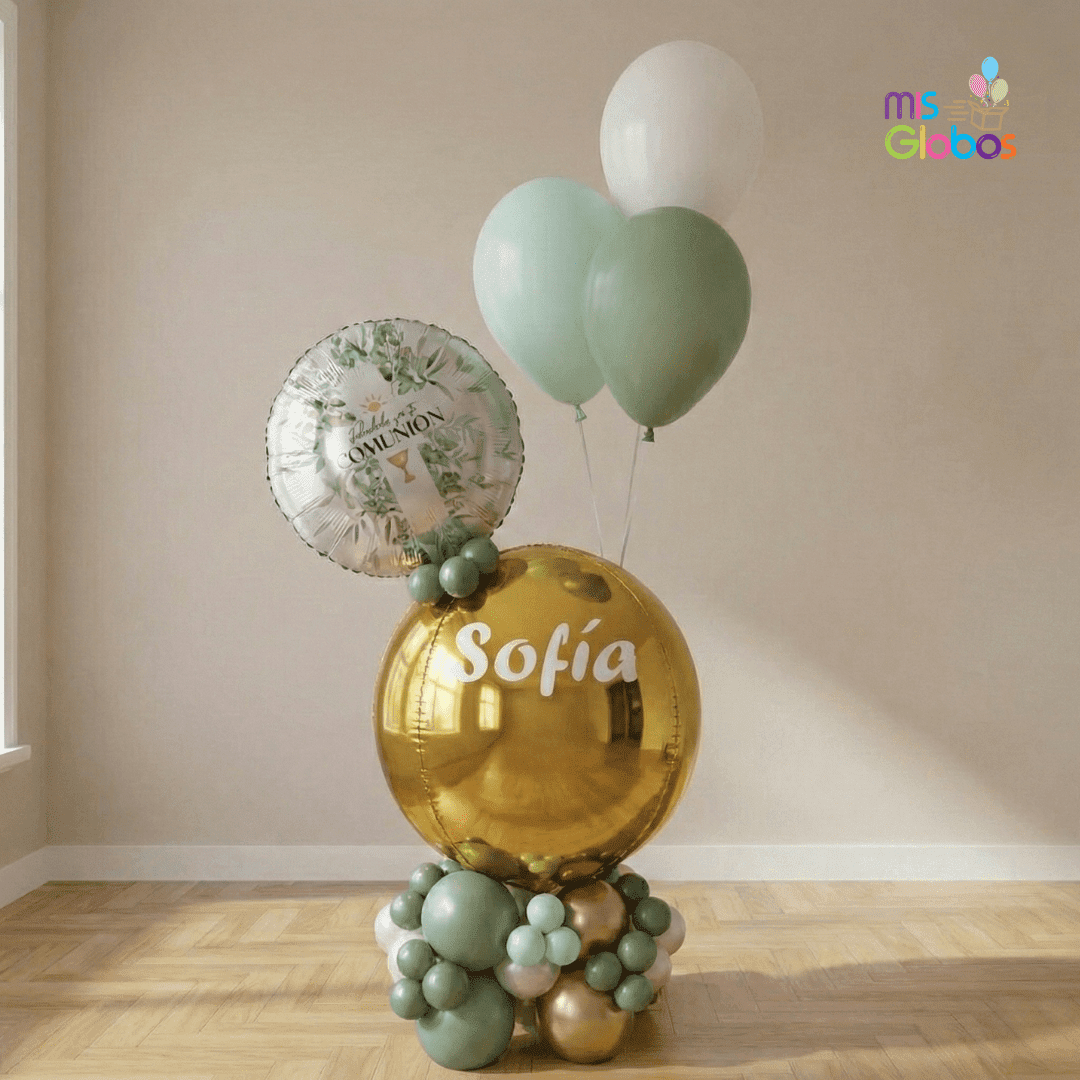 Ramo Ataraxia Comunión pastel - Mis Globos