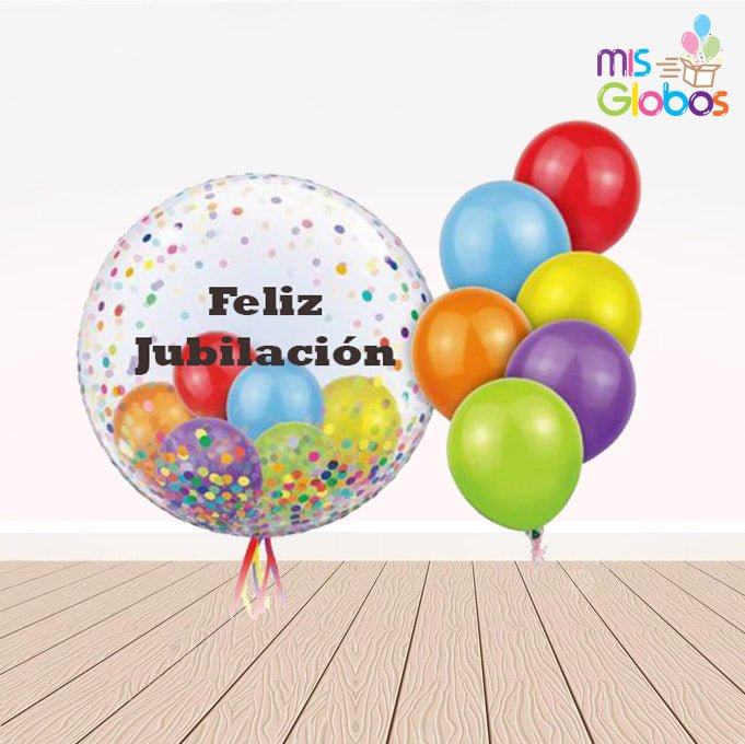 Ramo Cristal multicolor personalizado - Mis Globos