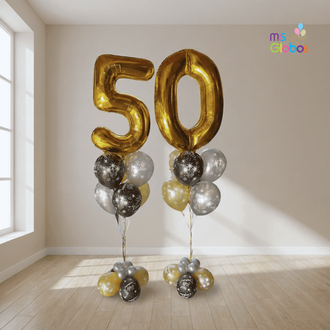 Ramo Cumpleaños Edad Elegance - Mis Globos