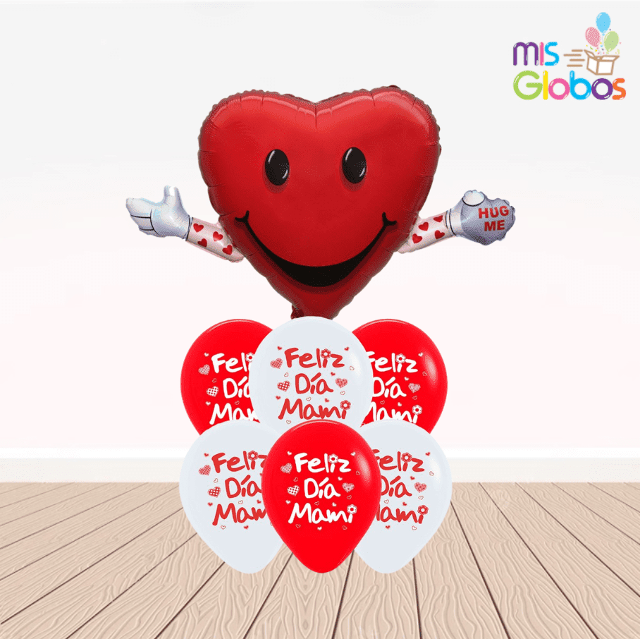Ramo de Globos Abrázame Mamá