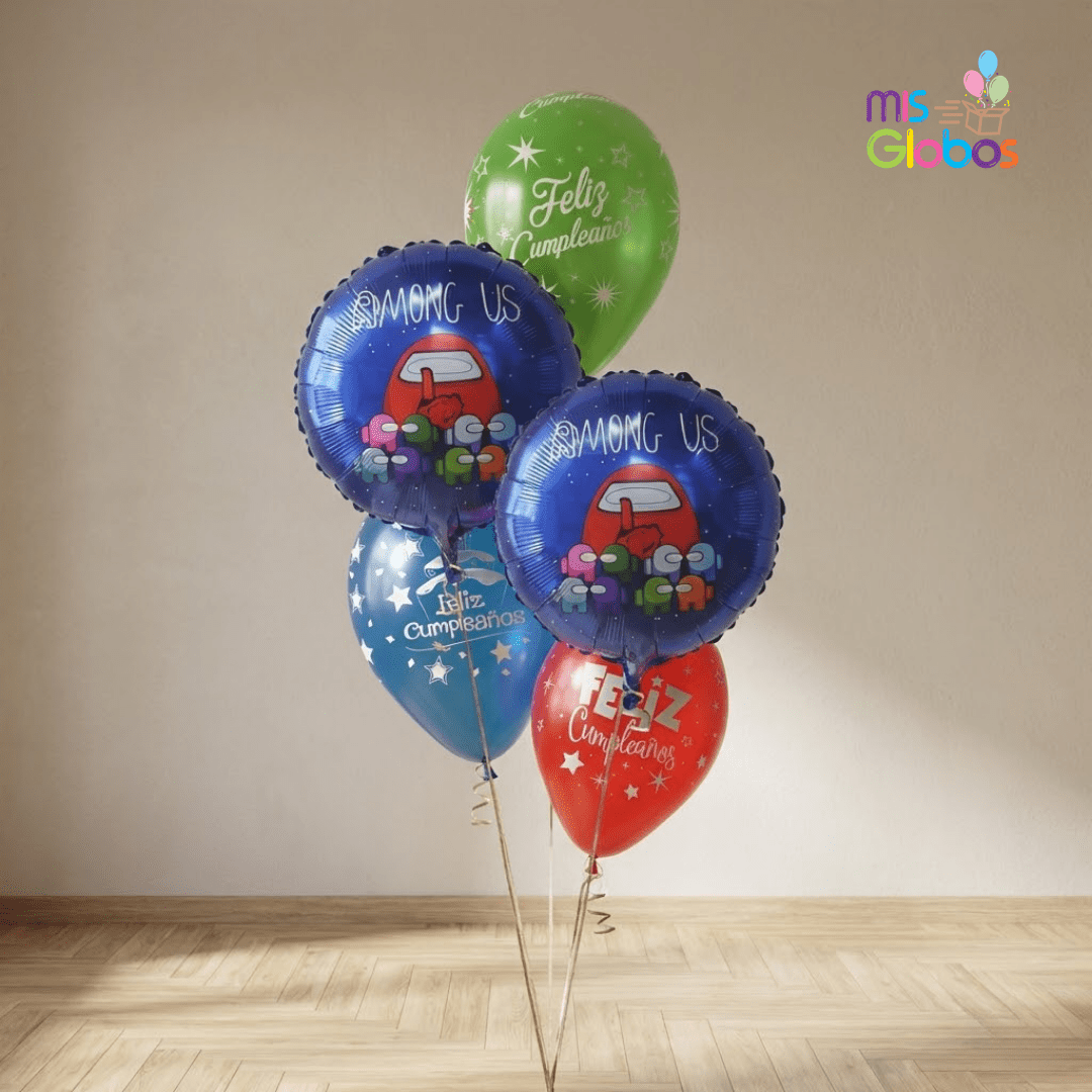 Ramo de Globos Among Us - Mis Globos
