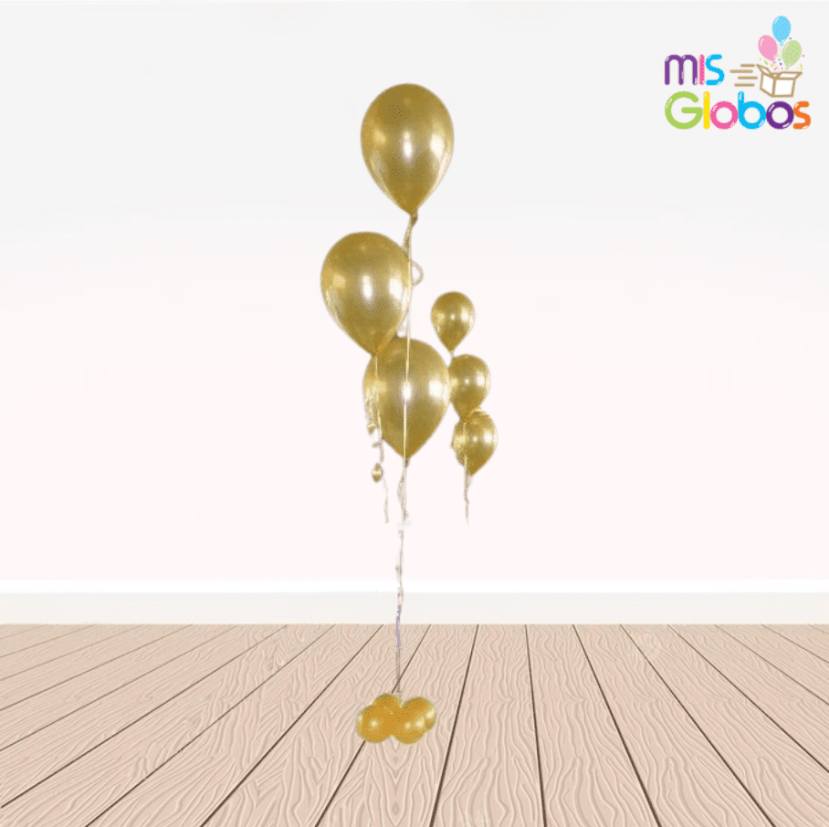 Ramo de globos Boda centro de mesa 3 látex y minibase