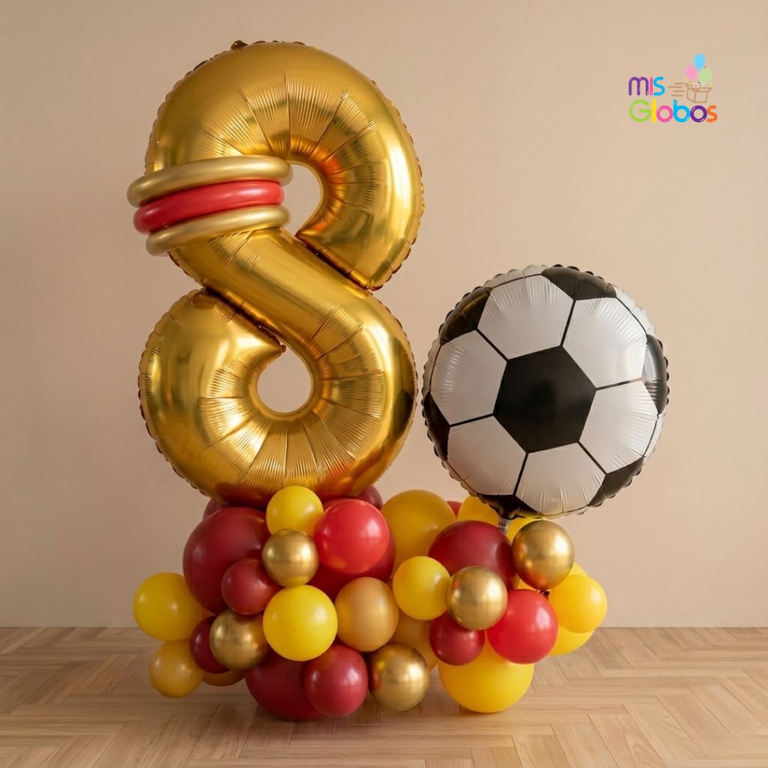 Ramo de Globos Candor Mundial Número