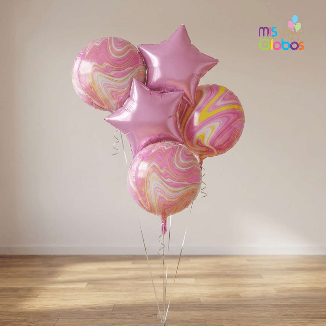 Ramo de globos Mitología rosa - Mis Globos