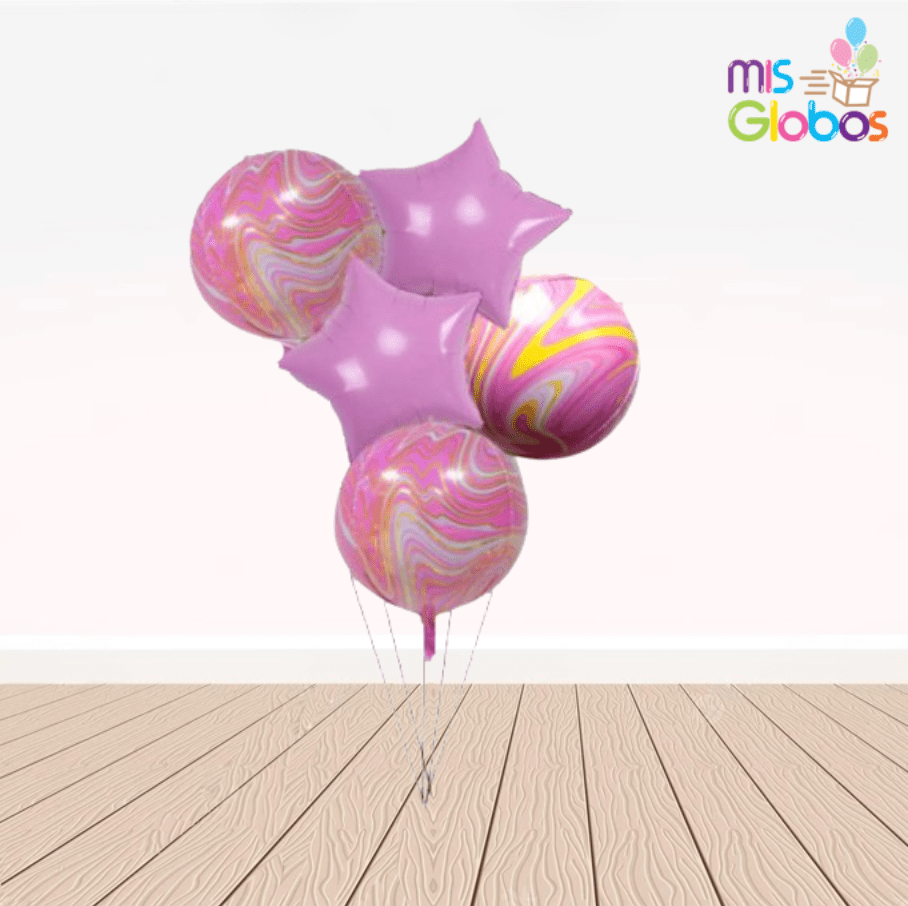 Ramo de globos Mitología rosa