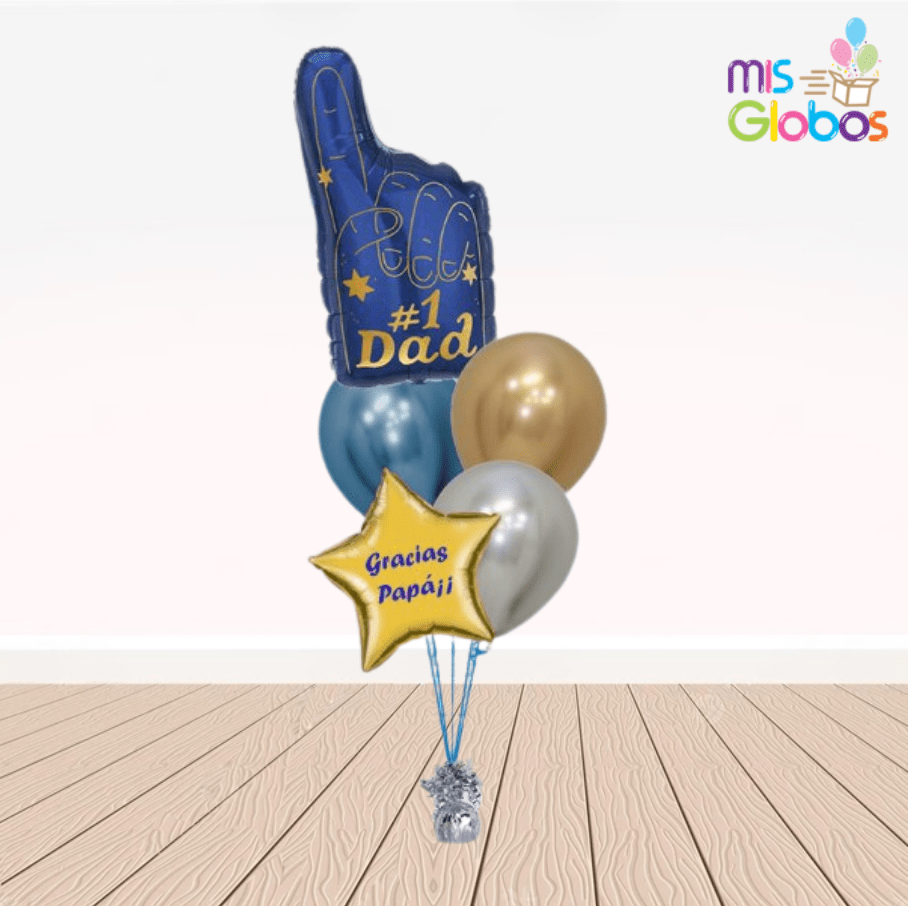 Ramo de globos Nº 1 Papá
