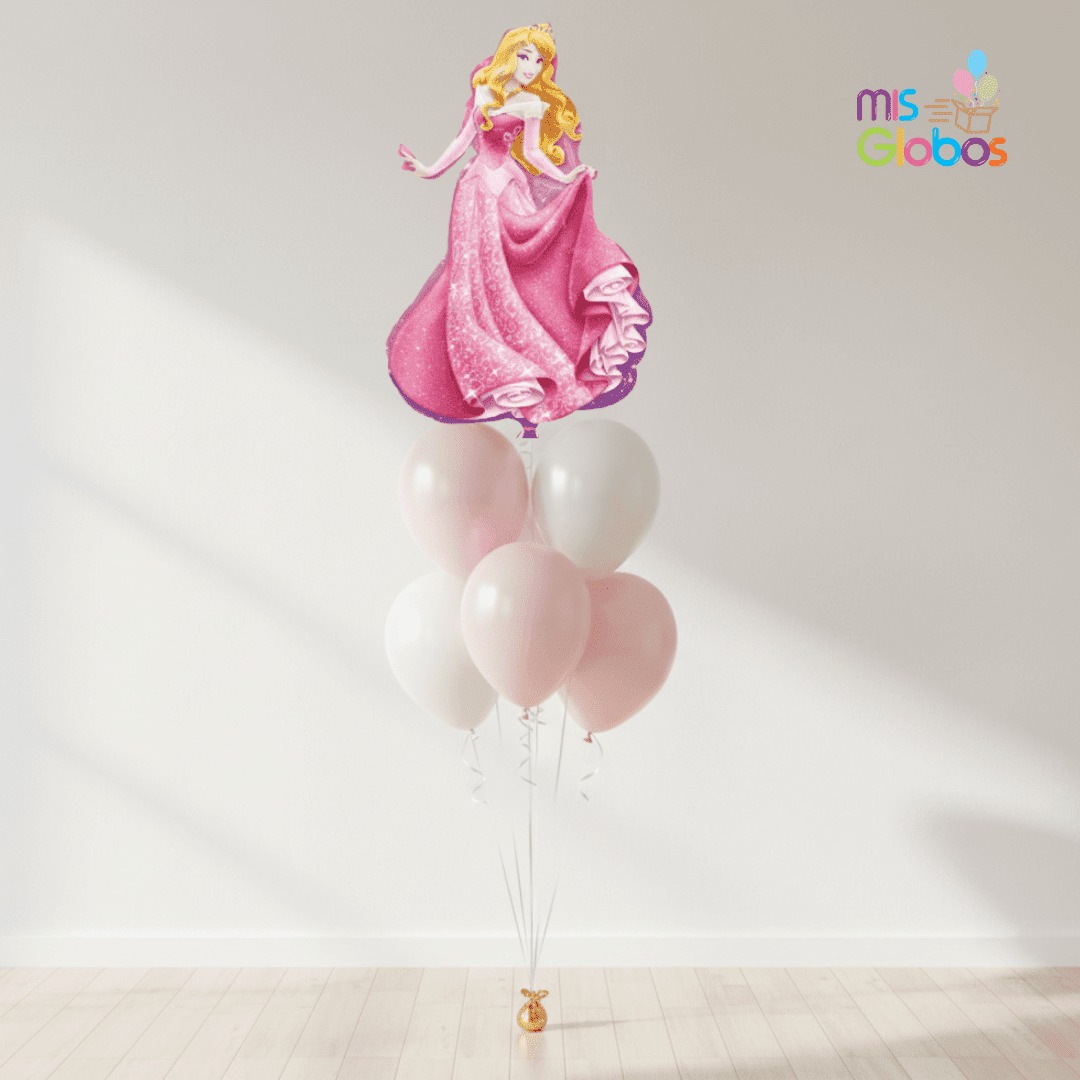 Ramo de globos Sigma Princesas Cumpleaños