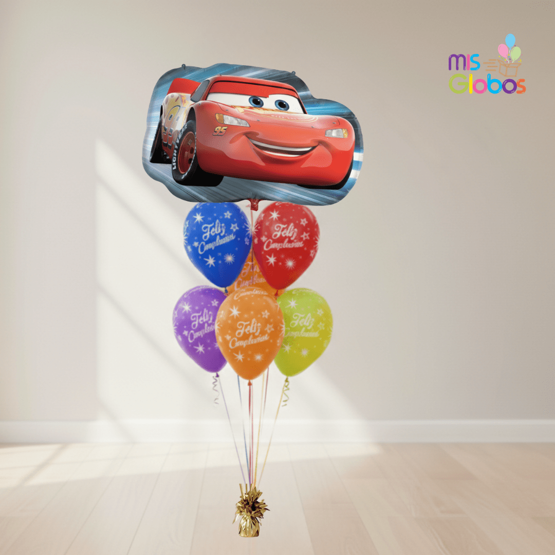 Ramo de globos Sigma Cars - Mis Globos