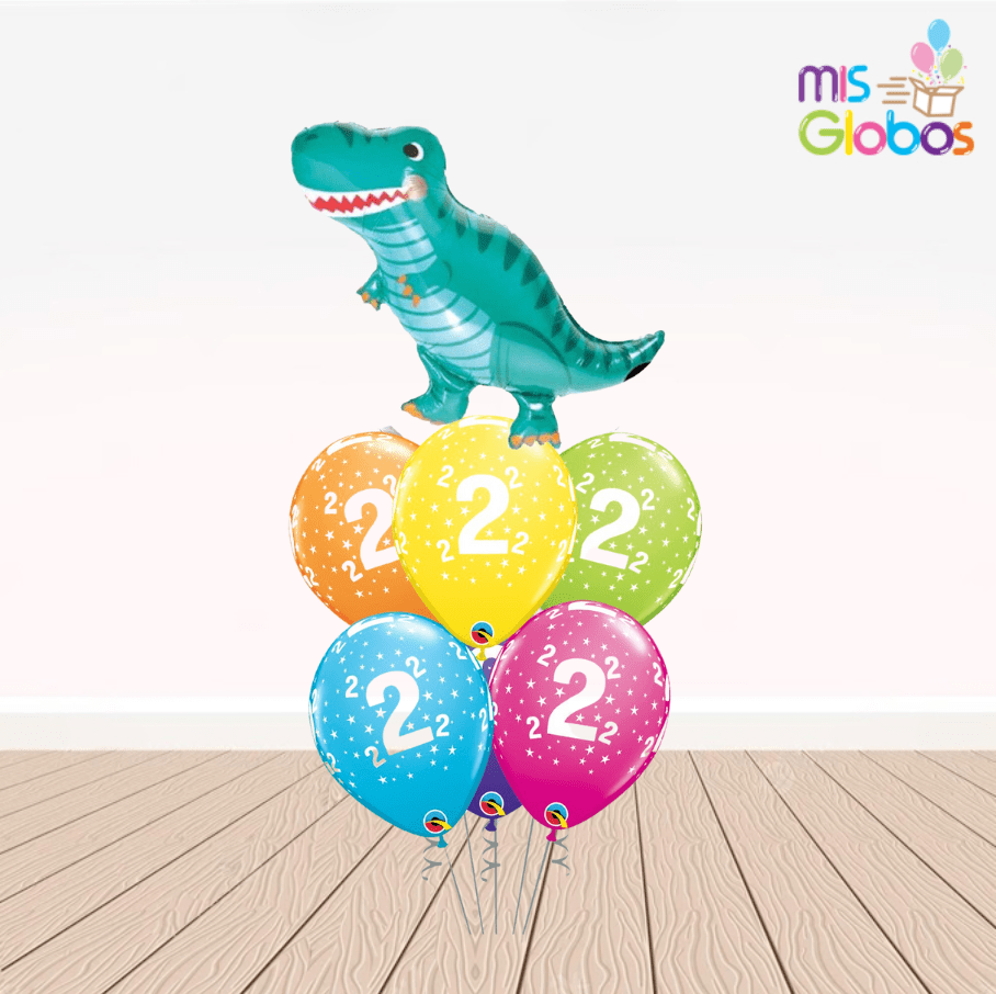 Ramo de globos Sigma Dinosaurio Divertido