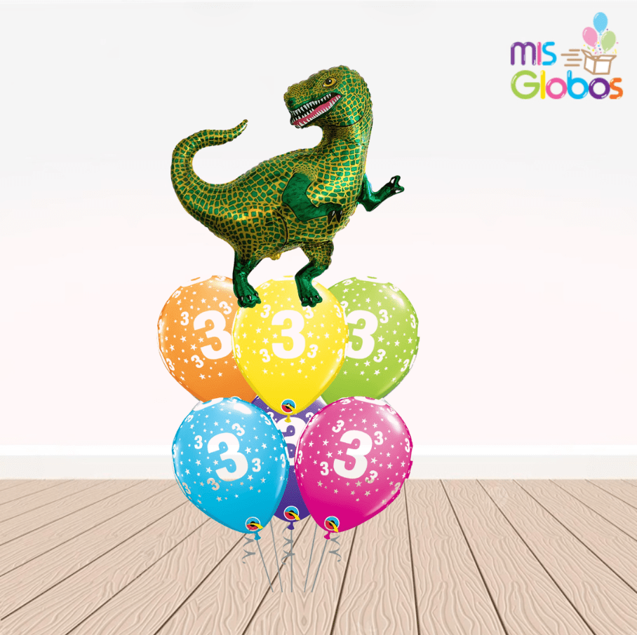 Ramo de globos Sigma Dinosaurio T-REX