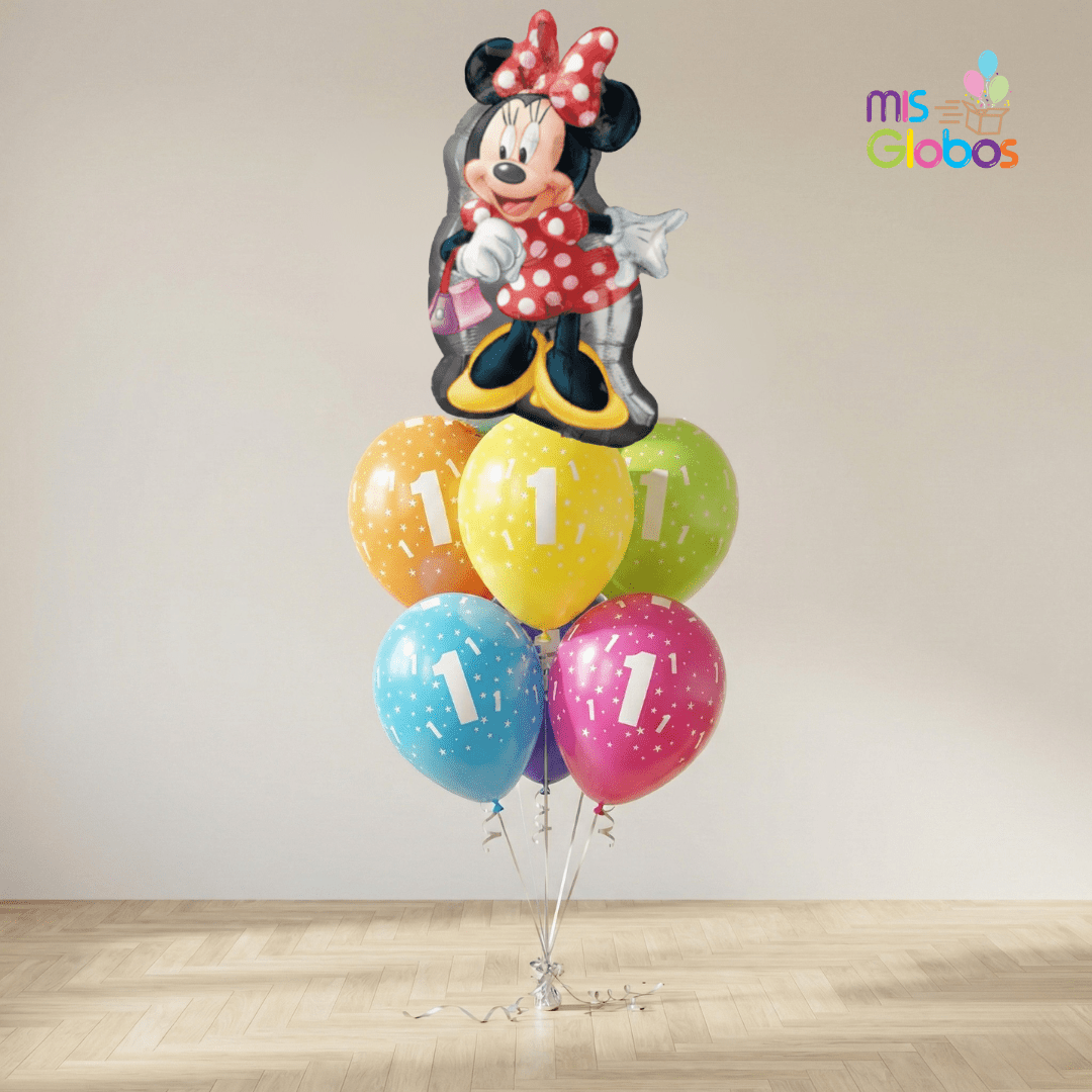 Ramo de globos Sigma Minnie Cumpleaños