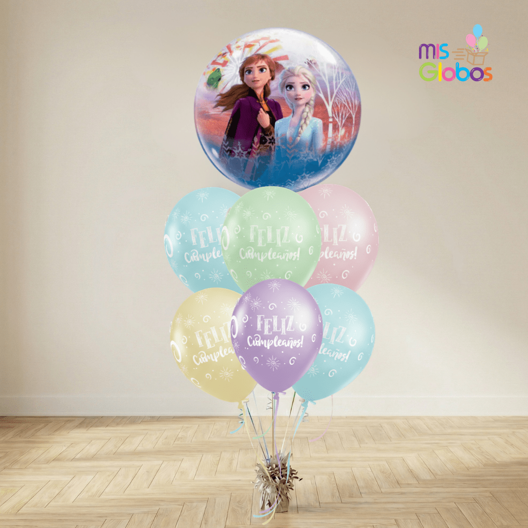Ramo de globos Sigma Frozen Cumpleaños