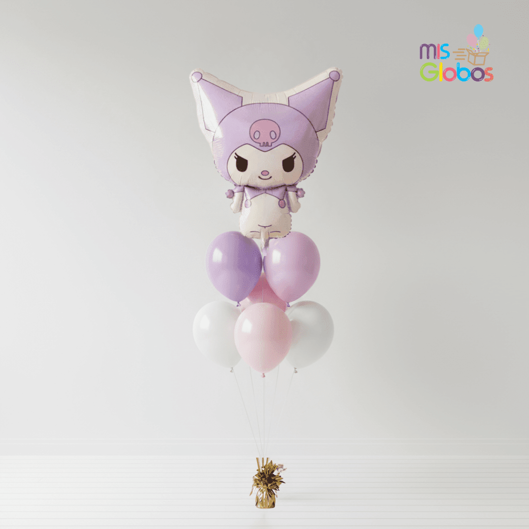 Ramo de globos Sigma Kuromi - Mis Globos