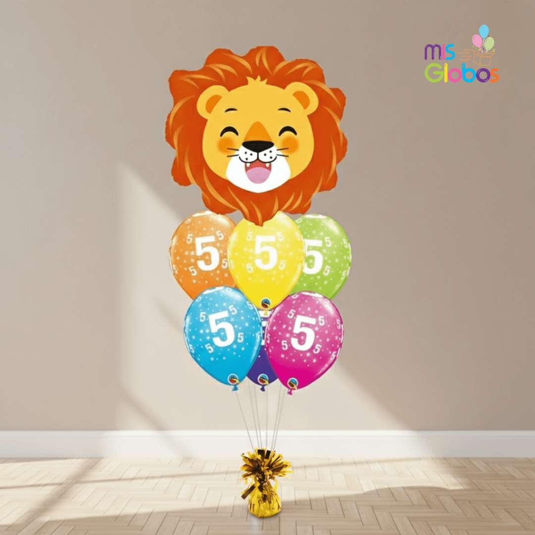 Ramo de globos Sigma León Cumpleaños