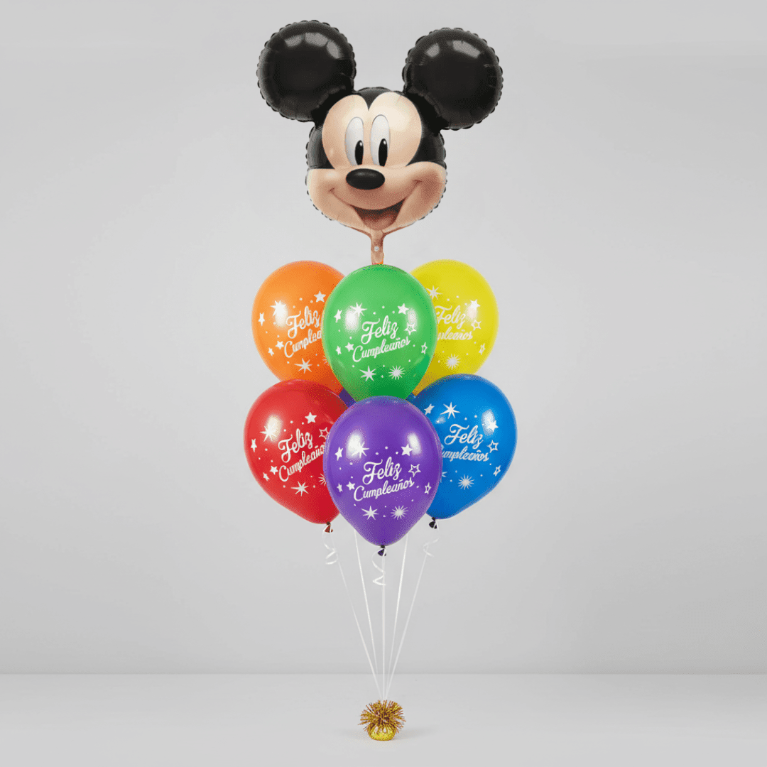 Ramo de globos Sigma Mickey cumpleaños - Mis Globos