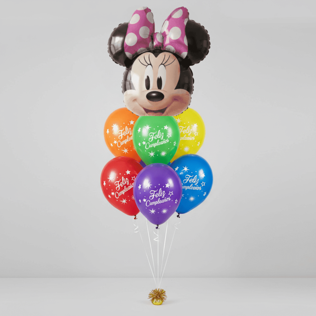 Ramo de globos Sigma Minnie Cumpleaños - Mis Globos