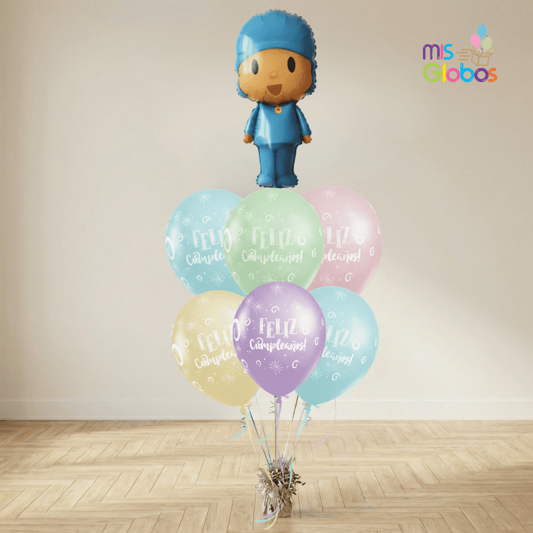 Ramo de globos Sigma Pocoyó Cumpleaños