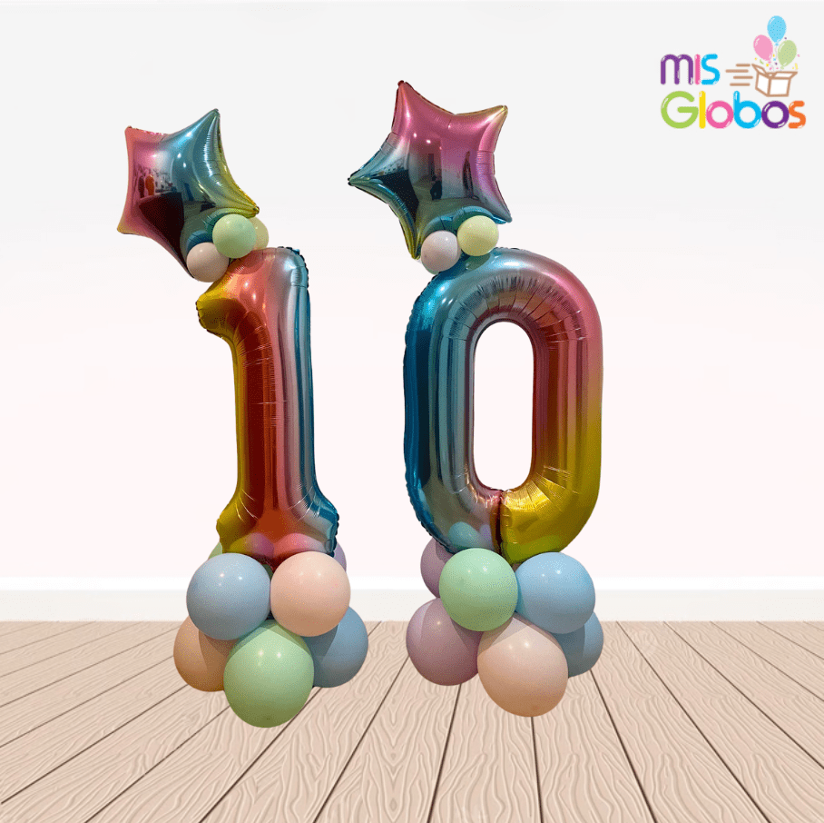 Ramo Doble Número Dulce Pastel