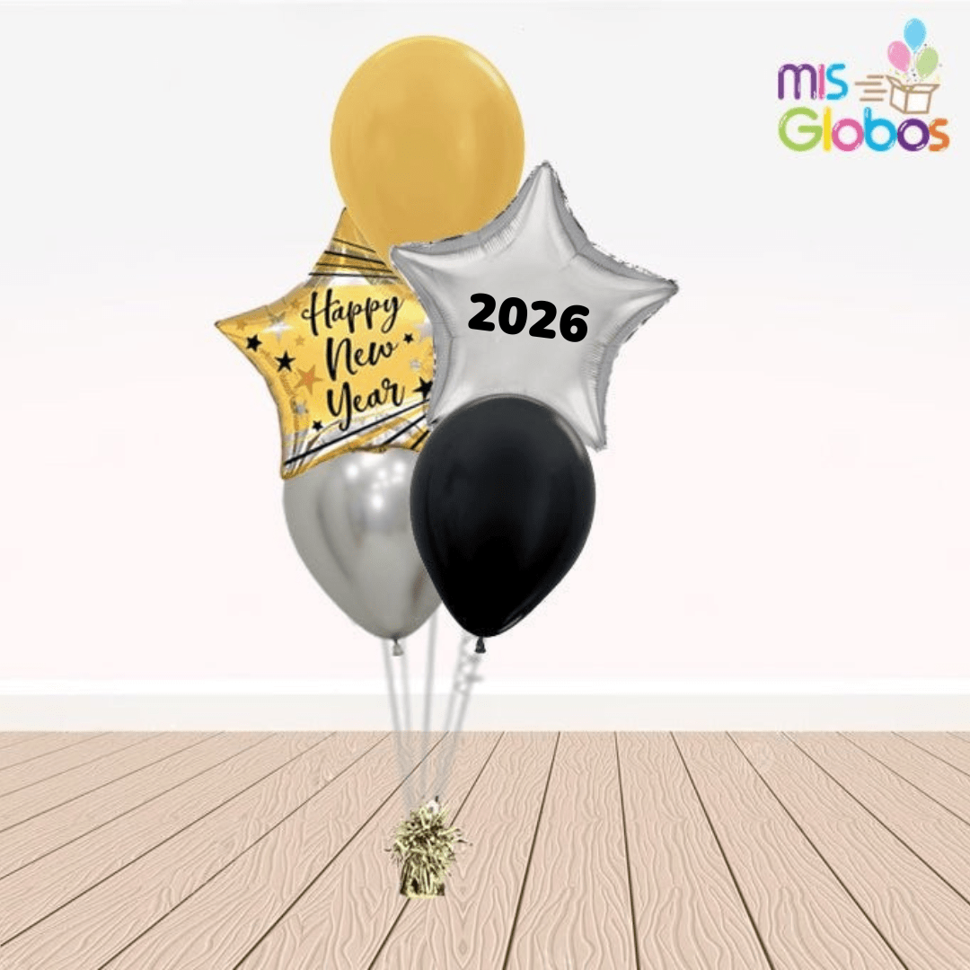 Ramo en escalera Happy New Year