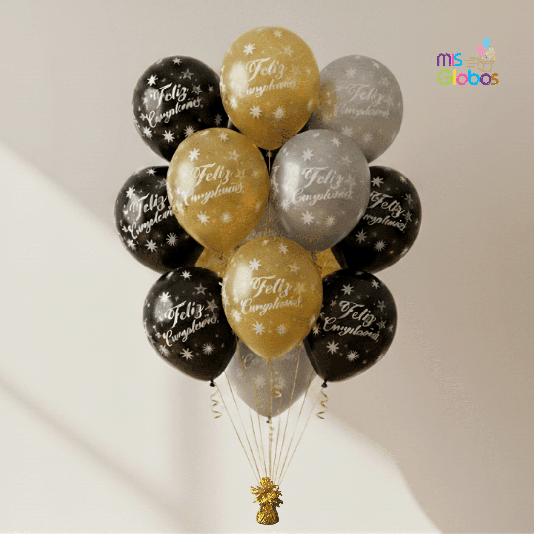 Ramo Feliz Cumpleaños Elegance - Mis Globos
