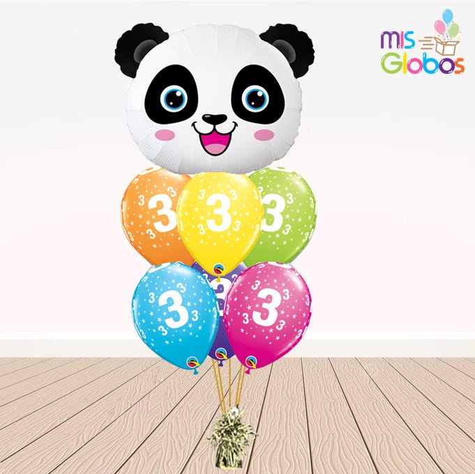 Ramo de globos Sigma Panda - Mis Globos