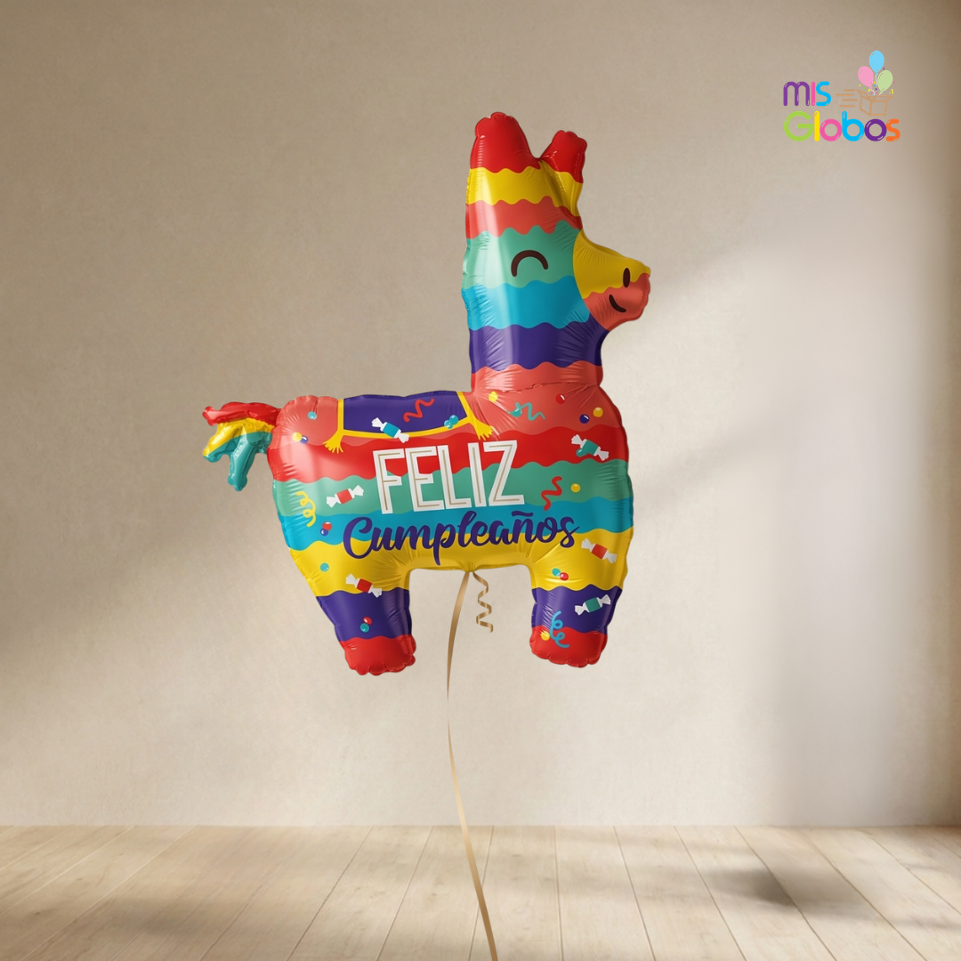 Globo Forma Feliz Cumpleaños Piñata