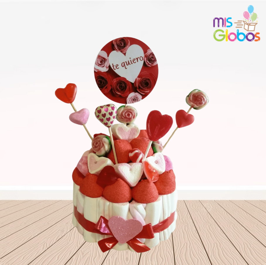 Tarta de chuches Amor