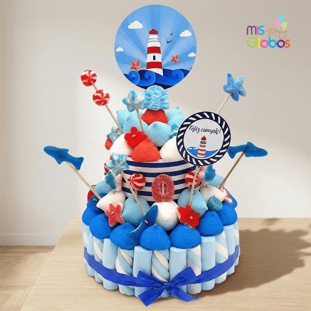 Tarta de chuches Marina - Mis Globos