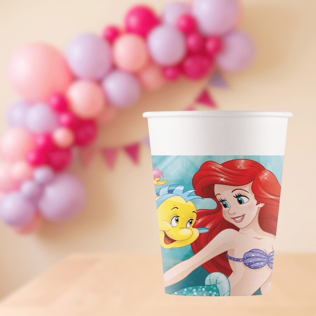 Vasos Princesas 200 ml | 8 unidades