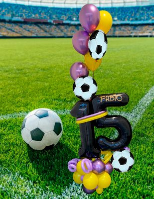Arreglo Edad Fútbol - Mis Globos