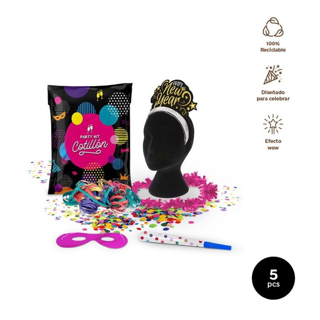 Bolsa de Cotillón básica (5 piezas) - Mis Globos