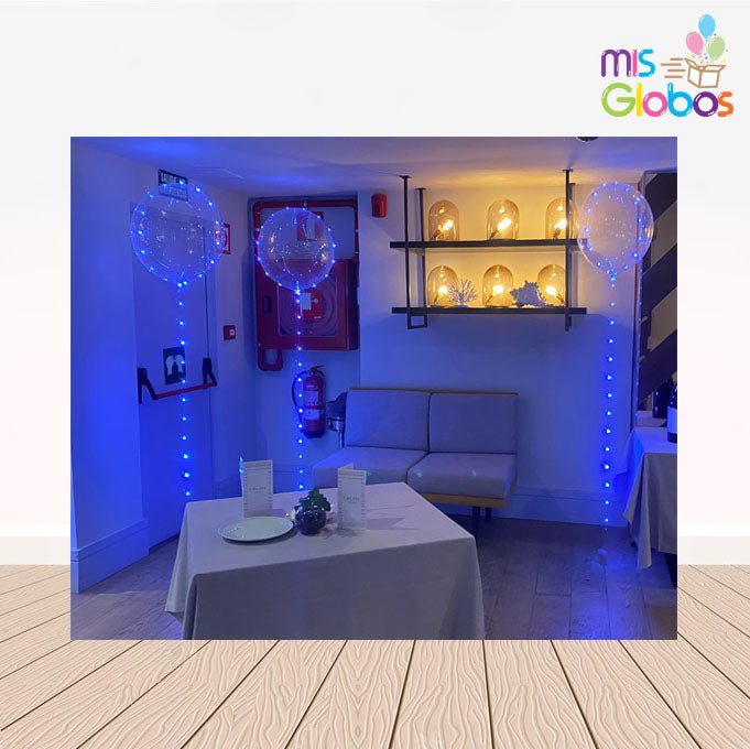Burbuja Iluminada con LUZ led - Mis Globos