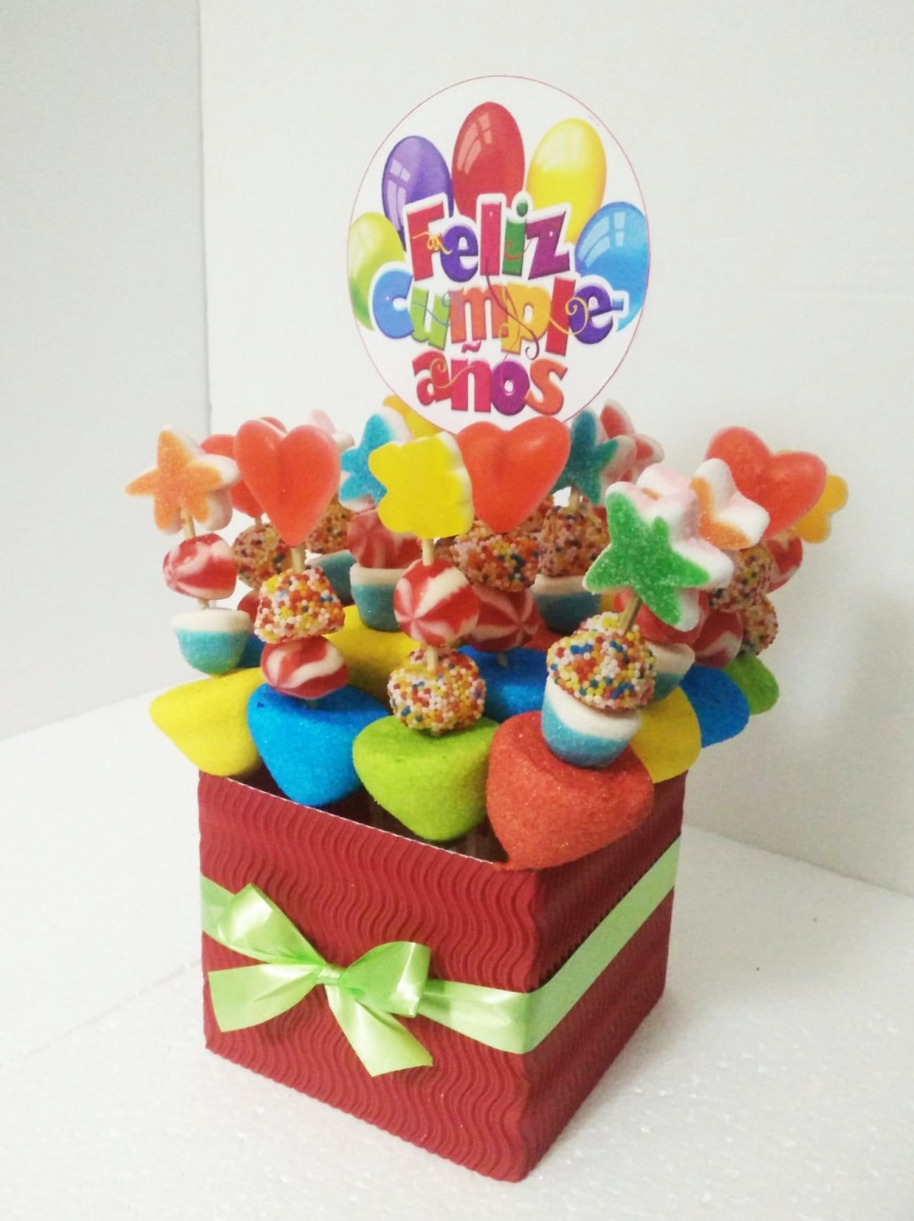 Centro de chuches Felicitación - Mis Globos
