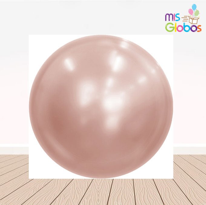 Decoburbuja de 60 Cm. Rosegold - Mis Globos