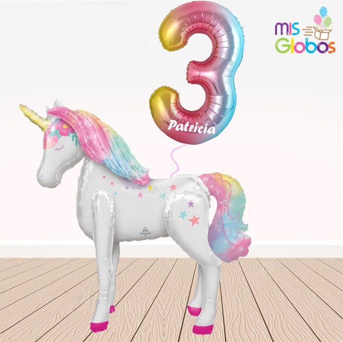 El unicornio te felicita - Mis Globos