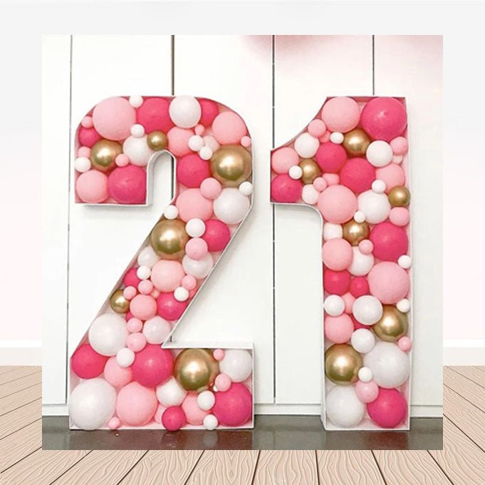 Estructura de Globos NÚMERO - Mis Globos