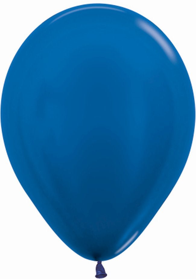 Globo Azul oscuro metal hinchado con Helio por unidades. - Mis Globos