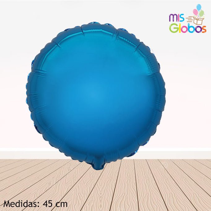 Globo Círculo 45 Cm. Azul real - Mis Globos