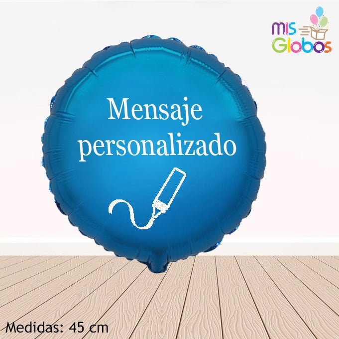 Globo Círculo 45 Cm. Azul real - Mis Globos