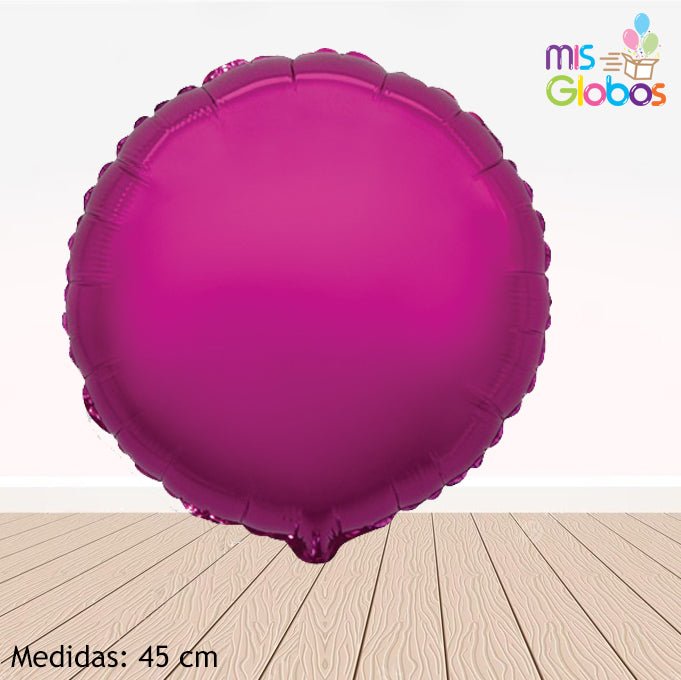 Globo Círculo 45 Cm. Fucsia - Mis Globos
