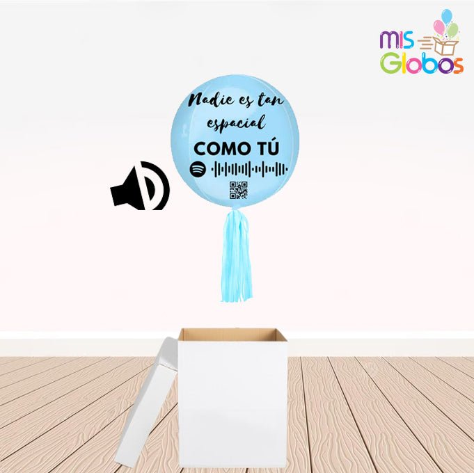 Caja GloBOOM con globos dedícale una canción - Mis Globos